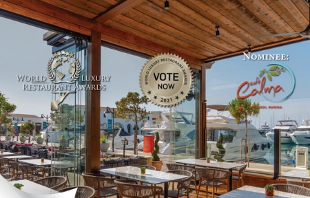 Café Calma has been nominated this year for the “World Luxury Restaurant Awards”